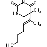 CAS#: 831220-24-7, 5-[(2E)-2-Hepten-2-yl]-5-methyldihydro-2,4(1H,3H)-pyrimidinedione