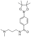 CAS#: 832114-10-0, 4-(3-(Dimethylamino)propylcarbamoyl)phenylboronic acid, pinacol ester