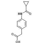 CAS#: 832681-49-9, {4-[(Cyclopropylcarbonyl)amino]phenyl}acetic acid