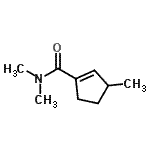 CAS#: 83283-03-8, N,N,3-Trimethyl-1-cyclopentene-1-carboxamide