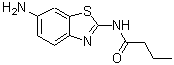 CAS 登录号：833430-30-1， N-(6-氨基-1,3-苯并噻唑-2-基)丁酰胺