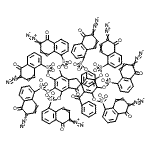 CAS 登录号:83346-78-5, 亚甲基二-6-苯甲酰基苯并烯-5,1,2,3,4-五基八(6-重氮基-5-氧代-5,6-二氢-1-萘磺酸酯)