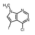 CAS 登录号：833481-37-1， 4-氯-5-碘-7-甲基-7H-吡咯并[2,3-d]嘧啶