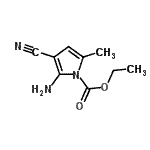 CAS#: 83362-00-9, Ethyl 2-amino-3-cyano-5-methyl-1H-pyrrole-1-carboxylate