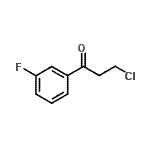 CAS#: 83406-26-2, 3-Chloro-1-(3-fluorophenyl)-1-propanone