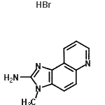 CAS#: 83407-39-0, 3-Methyl-3H-imidazo[4,5-f]quinolin-2-amine hydrobromide (1:1)