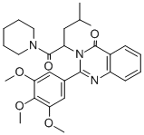 CAS#: 83409-03-4, 1-(4-Methyl-2-(4-Oxo-2-(3,4,5-Trimethoxyphenyl)-3(4H)-Quinazolinyl)Pentyl)Piperidine