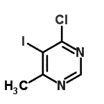 CAS#: 83410-15-5, 4-Chloro-5-iodo-6-methylpyrimidine