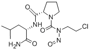 CAS 登录号:83472-40-6, 1-(((2-氯乙基)亚硝基氨基)羰基)-L-脯氨酰-L-亮氨酰胺