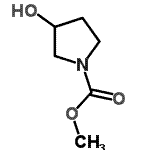 CAS#: 83487-19-8, Methyl 3-hydroxy-1-pyrrolidinecarboxylate