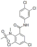 CAS#: 83542-66-9, 3,5-Dichloro-N-(3,4-Dichlorophenyl)-2-[Methyl(Methylsulphonyl)Amino]Benzamide