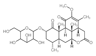 CAS#: 83543-82-2, 2a-(b-D-Glucopyranosyloxy)-12-Methoxypicras-12-Ene-1,11,16-Trione