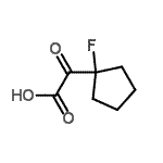 CAS#: 83611-30-7, (1-Fluorocyclopentyl)(oxo)acetic acid