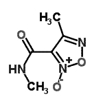 CAS 登录号：83645-10-7， N,4-二甲基-1,2,5-恶二唑-3-甲酰胺2-氧化物