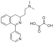 CAS 登录号:83658-89-3, 3,4-二氢-N,N-二甲基-1-(3-吡啶基)-3-异喹啉乙胺草酸盐