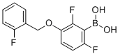 CAS#: 836615-83-9, B-[2,6-difluoro-3-[(2-fluorophenyl)methoxy]phenyl]-Boronic acid