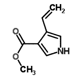 CAS#: 83670-75-1, Methyl 4-vinyl-1H-pyrrole-3-carboxylate
