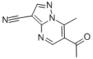 CAS 登录号：83702-52-7， 6-乙酰基-7-甲基吡唑并[1,5-a]嘧啶-3-甲腈