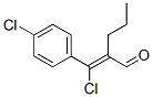 CAS 登录号：83706-49-4， 2-[氯(4-氯苯基)亚甲基]戊醛