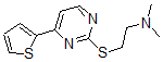 CAS#: 83726-78-7, N,N-Dimethyl-2-((4'-(Thien-2''-Yl)Pyrimidin-2'-Yl)Thio)Ethylamine