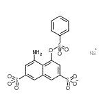 CAS#: 83763-41-1, 4-amino-5-[(phenylsulfonyl)oxy]-2,7-Naphthalenedisulfonate sodium salt (1:1)