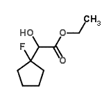 CAS#: 83769-22-6, Ethyl (1-fluorocyclopentyl)(hydroxy)acetate
