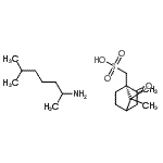 CAS#: 83781-02-6, [(1S)-7,7-Dimethyl-2-oxobicyclo[2.2.1]hept-1-yl]methanesulfonic acid - 6-methyl-2-heptanamine (1:1)
