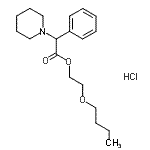 CAS#: 83803-38-7, 2-Butoxyethyl phenyl(1-piperidinyl)acetate hydrochloride (1:1)