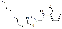 CAS#: 83803-39-8, 2-[3-(Heptylthio)-1H-1,2,4-Triazol-1-Yl]-1-(2-Hydroxyphenyl)Ethan-1-One