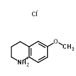 CAS 登录号：83811-83-0， 6-甲氧基-1,2,3,4-四氢喹啉鎓氯化物