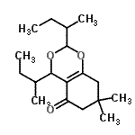 CAS#: 83814-05-5, 2,4-Di-sec-butyl-7,7-dimethyl-4,6,7,8-tetrahydro-5H-1,3-benzodioxin-5-one