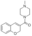 CAS 登录号：83823-26-1， 1-(2H-1-苯并吡喃-3-基羰基)-4-甲基哌嗪