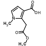 CAS#: 83846-84-8, 2-(2-Methoxy-2-oxoethyl)-1-methyl-1H-pyrrole-3-carboxylic acid