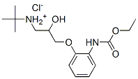 CAS#: 83855-48-5, [3-[2-(Ethoxycarbonylamino)Phenoxy]-2-Hydroxy-Propyl]-Tert-Butyl-Azanium Chloride