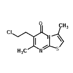 CAS#: 83863-77-8, 6-(2-Chloroethyl)-3,7-dimethyl-5H-[1,3]thiazolo[3,2-a]pyrimidin-5-one