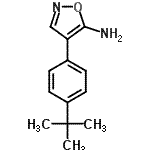 CAS#: 838875-87-9, 4-[4-(2-Methyl-2-propanyl)phenyl]-1,2-oxazol-5-amine