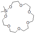 CAS 登录号：83890-23-7， 1,1-二甲基硅杂-20-冠醚-7