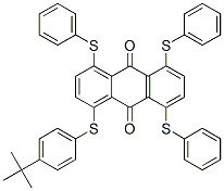 CAS#: 83929-63-9, 1-[[4-(1,1-Dimethylethyl)Phenyl]Thio]-4,5,8-Tris(Phenylthio)Anthraquinone
