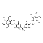 CAS#: 83929-74-2, 1,1'-{2,2-Propanediylbis[(2,6-dibromo-4,1-phenylene)oxymethylene]}bis[pentakis(bromomethyl)benzene]