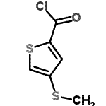 CAS#: 83933-22-6, 4-(Methylsulfanyl)-2-thiophenecarbonyl chloride