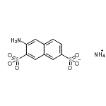 CAS#: 83949-46-6, 3-amino-2,7-Naphthalenedisulfonate ammonium salt (1:1)
