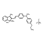 CAS#: 83949-65-9, 4-ethoxy-N-methyl-N-[4-[(E)-2-(1,3,3-trimethylindol-1-ium-2-yl)vinyl]phenyl]aniline phosphate