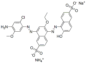 CAS#: 83950-08-7, Ammonium Sodium 8-[(4-Amino-2-Chloro-5-Methoxyphenyl)Azo]-6-Ethoxy-5-[(2-Hydroxy-6-Sulphonatonaphthyl)Azo]Naphthalene-2-Sulphonate