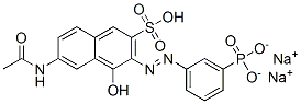 CAS#: 83968-60-9, Disodium 6-Acetamido-4-Hydroxy-3-[(3-Phosphonatophenyl)Azo]Naphthalene-2-Sulphonate