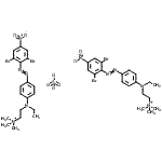 CAS#: 83969-17-9, Bis{2-[{4-[(2,6-dibromo-4-nitrophenyl)diazenyl]phenyl}(ethyl)amino]-N,N,N-trimethylethanaminium} sulfate