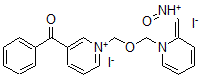 CAS#: 83972-73-0, 3'-Benzoyl-2-formyl-1,1'-(oxydimethylene)dipyridinium diiodide, 2-oxime