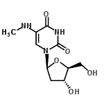CAS#: 840-50-6, 1-(2-Deoxy-beta-L-erythro-pentofuranosyl)-5-(methylamino)-2,4(1H,3H)-pyrimidinedione