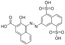 CAS#: 84030-35-3, 4-[2-(4,8-Disulfo-2-Naphthalenyl)Diazenyl]-3-Hydroxy-2-Naphthalenecarboxylic acid