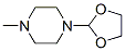 CAS 登录号：84033-69-2， 1-(1,3-二氧戊环-2-基)-4-甲基-哌嗪