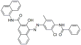 CAS#: 84100-89-0, 4-[[4-(Benzoylamino)-5-Chloro-2-Methylphenyl]Azo]-3-Hydroxy-N-1-Naphthylnaphthalene-2-Carboxamide